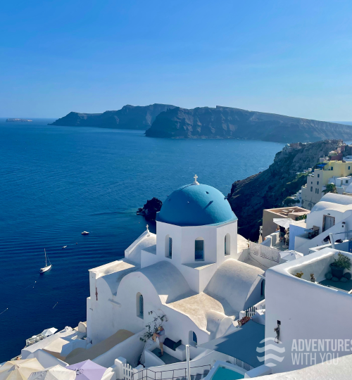 Oia Famous Blue Dome Churches